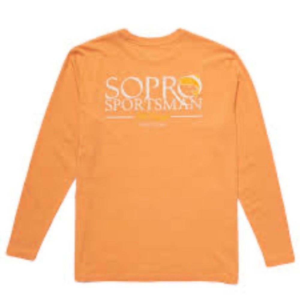 Men's Southern Proper SoPro Sportsman Long‎ Sleeve Tee fish graphic S NWT Cotton